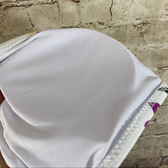 NWT Cupshe white floral one piece swimsuit medium - Picture 7 of 8